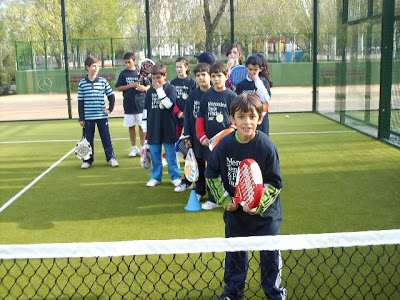 Padel und Kinder