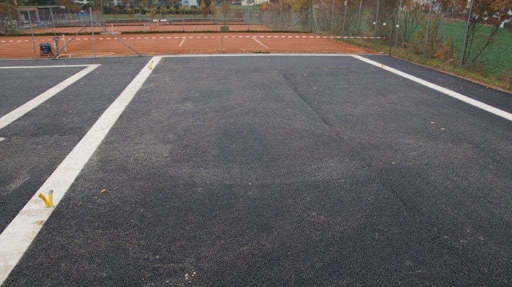 Fundament für Padel Courts