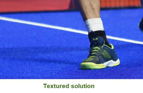 Texturierter Kunstrasenbelag für Padel Courts