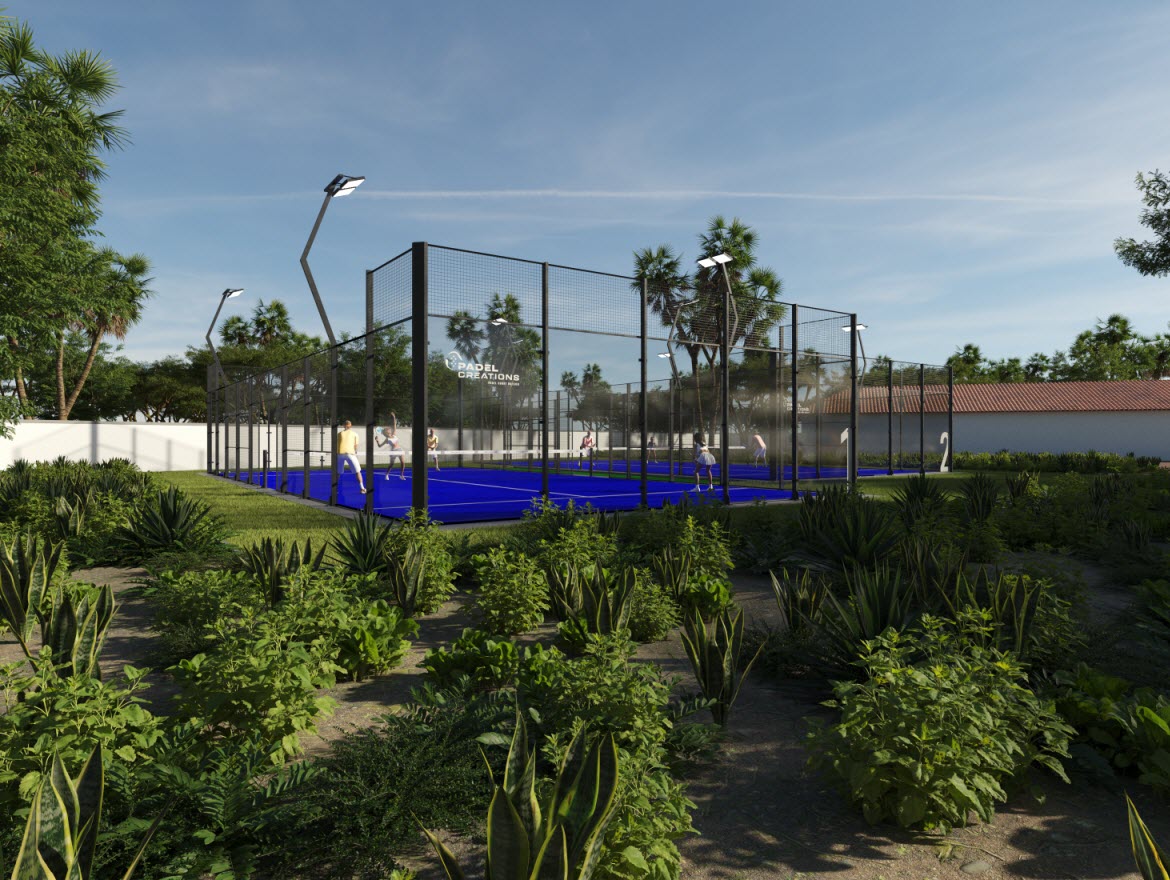 Padel-platzbau