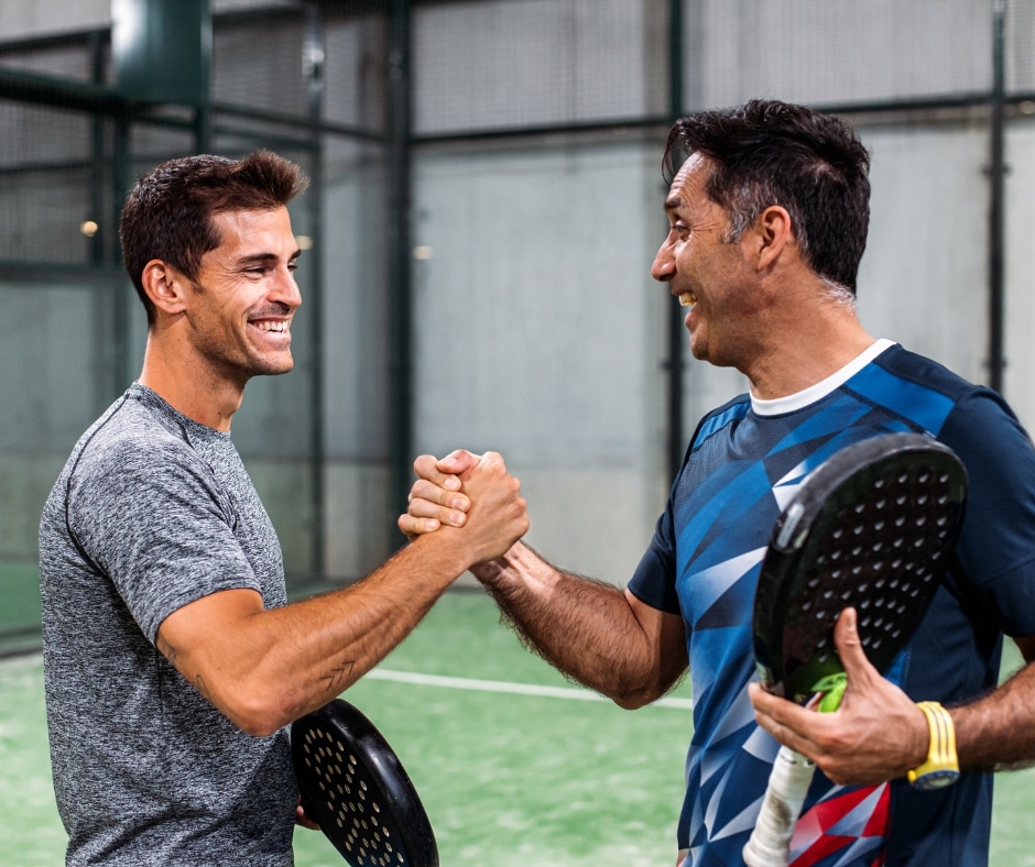 Ranking Padel match on high-quality padel court built by Padelcreations